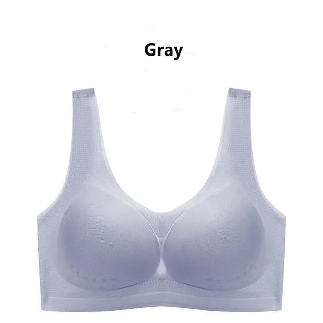 Seamless Wireless Ultra-Thin Bra for Women – Breathable Sleep Bralette & Sports Bra, Summer Vest Top, Plus Size M-5XL
