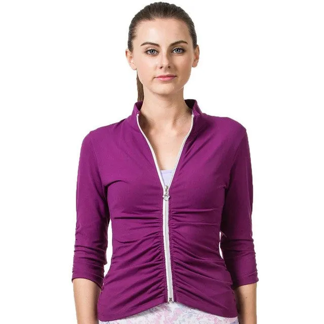 Sidiou Group Women Fitness Yoga Sports Jacket Winter Fitness Gym Sports Yoga Shirt