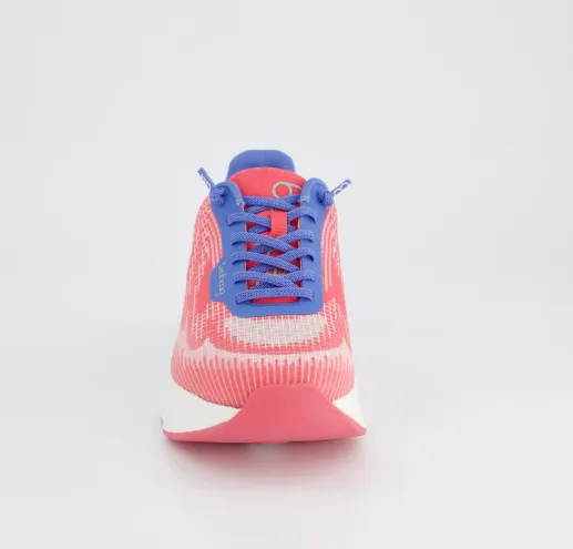TENHAAG Pink Blue Slip on Trainer