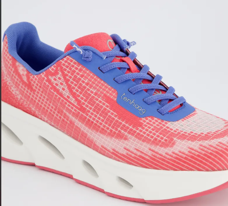 TENHAAG Pink Blue Slip on Trainer