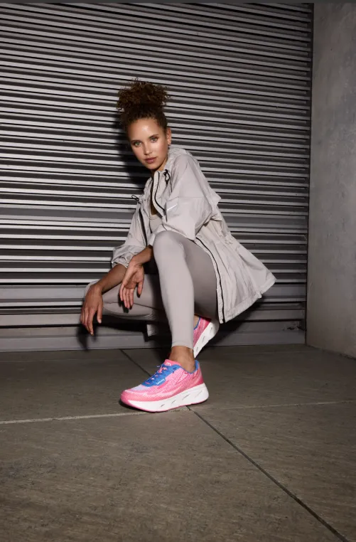 TENHAAG Pink Blue Slip on Trainer