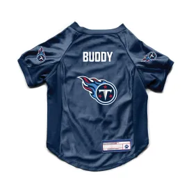 Tennessee Titans Custom Pet Stretch Jersey