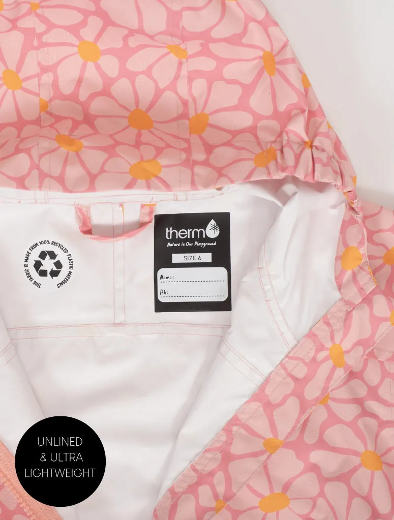 THERM 10K PACKAWAY RAINSHELL JACKET - DAISY