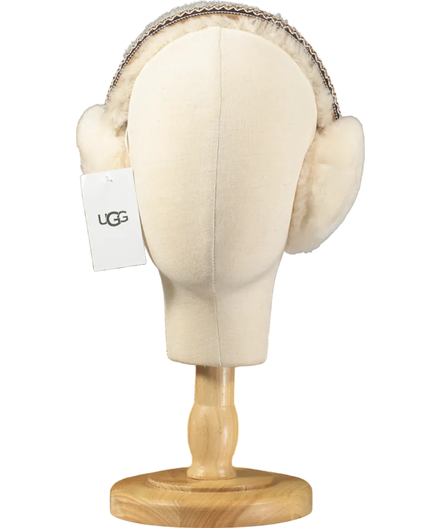 UGG Cream Tasman Sheepskin Earmuffs