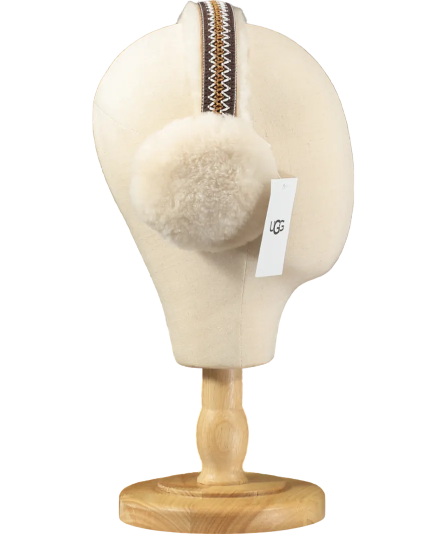 UGG Cream Tasman Sheepskin Earmuffs