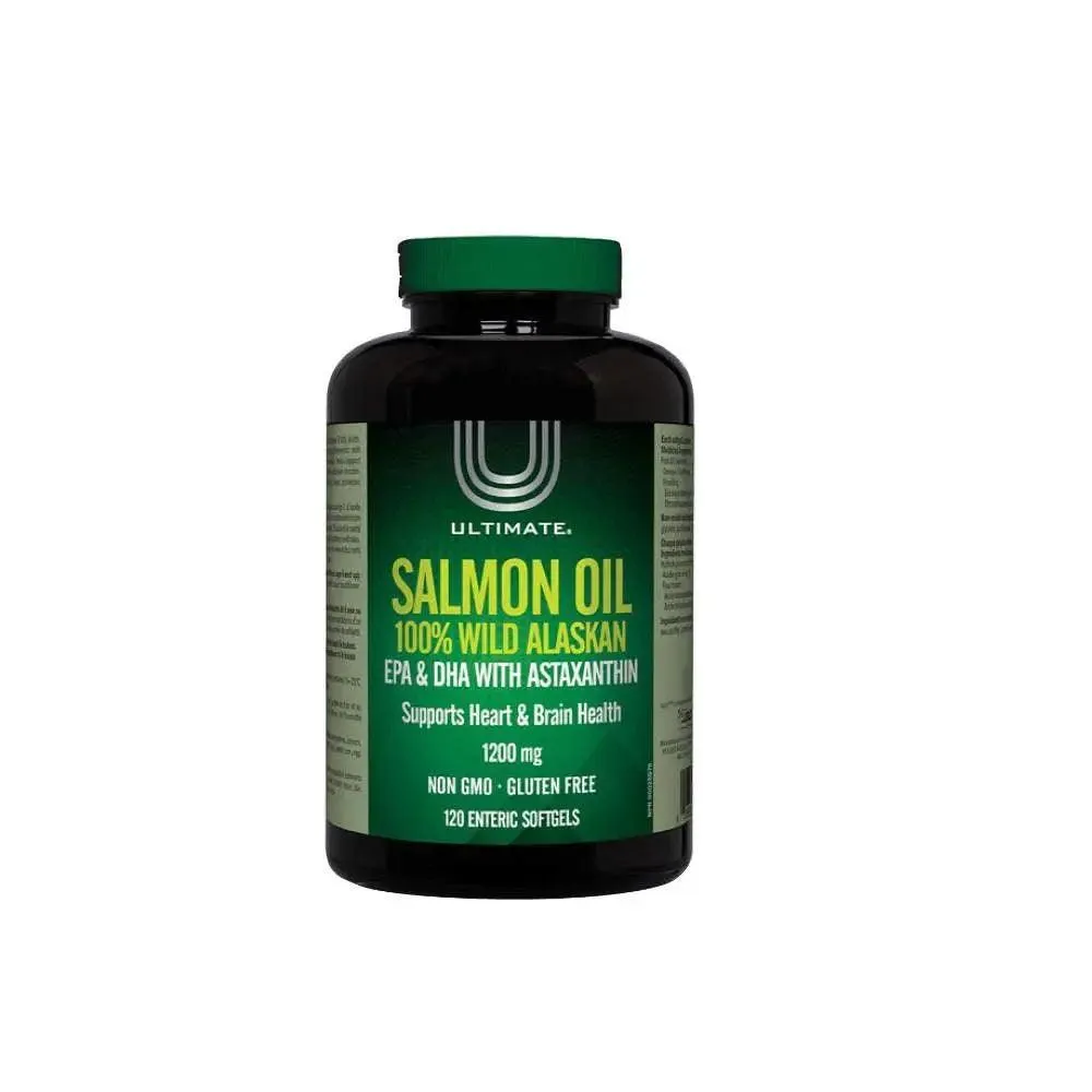 Ultimate Salmon Oil with 100% Wild Alaskan 1200mg 120s