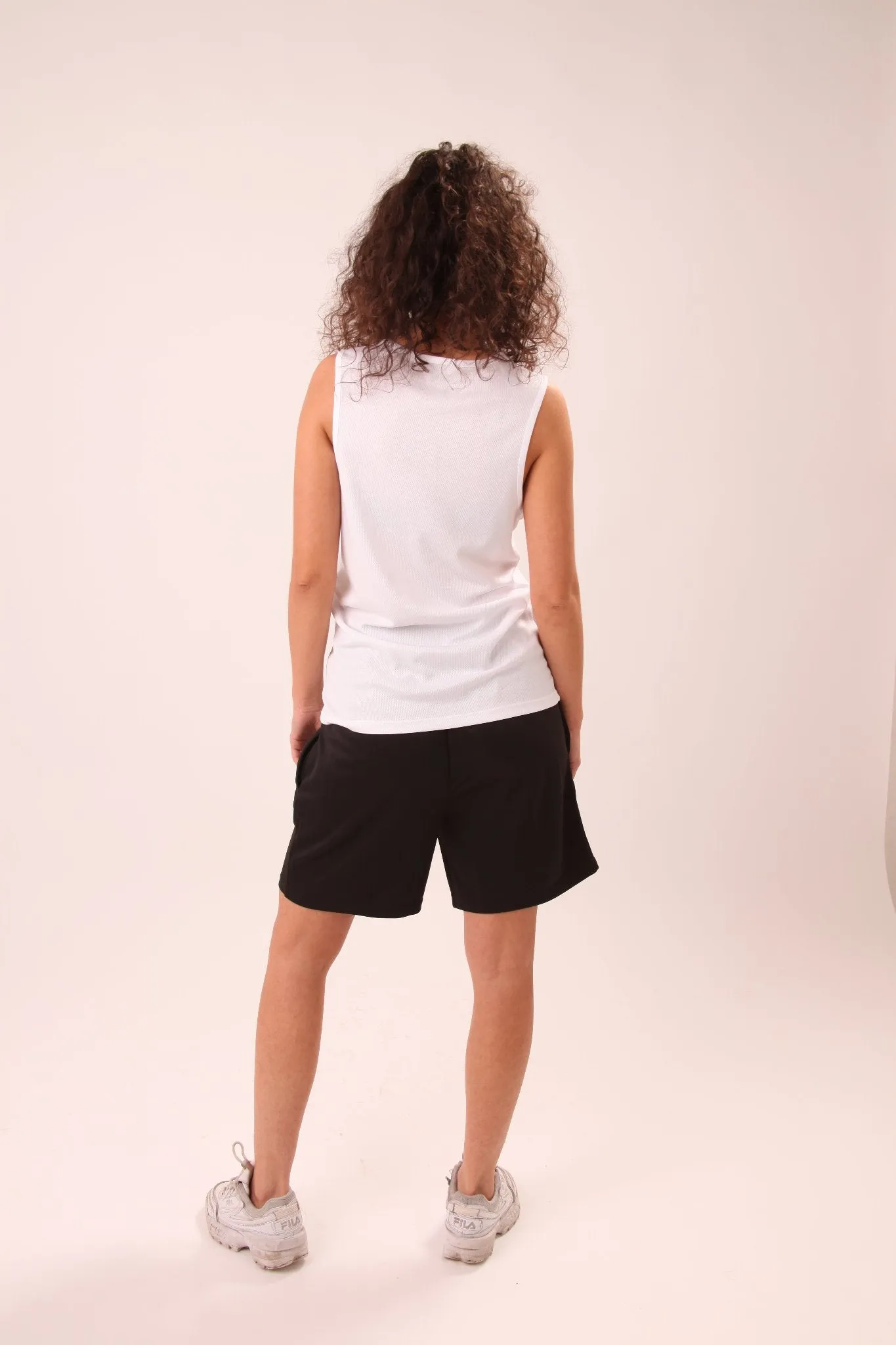 UNIFY White Performance Vest Top Women - Athletic White Ladies Vest Tops