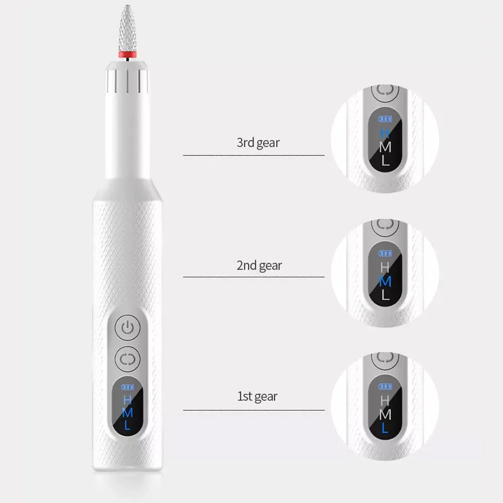 USB Charging Cordless Electric Hand and Foot Nail File Set