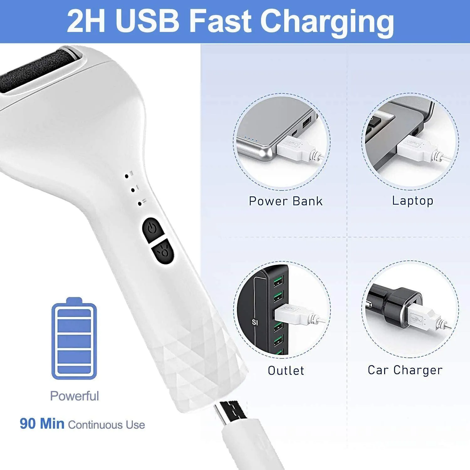 USB Charging Hard Dry Skin Cuticle Cocoon Removal