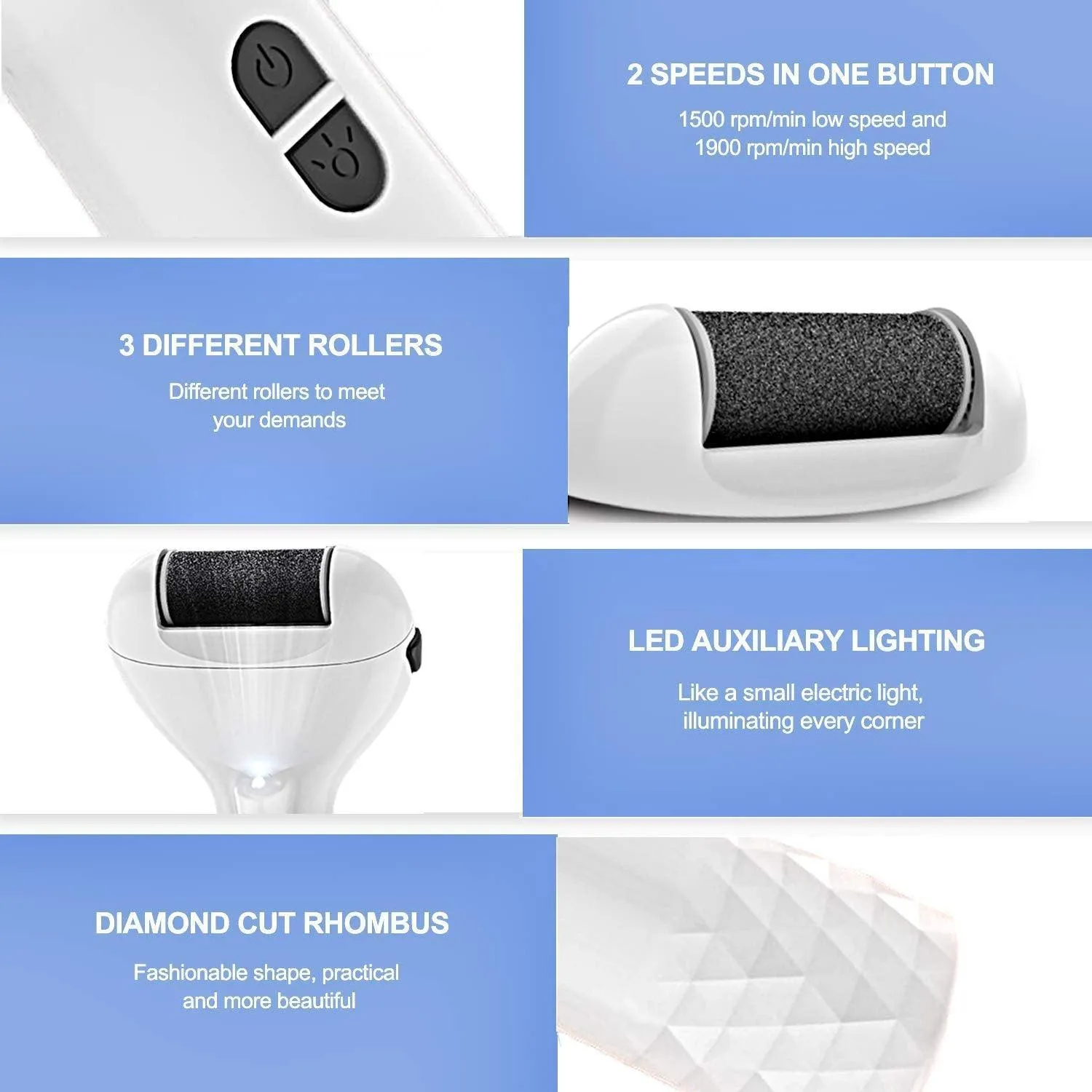 USB Charging Hard Dry Skin Cuticle Cocoon Removal