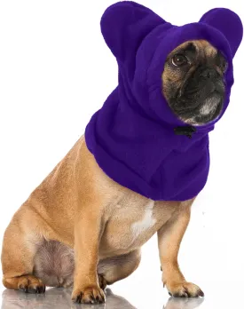 Winter Dog Hats Quiet Ears for Dogs Ear Muffs Pet Neck Warmer Scarf Hoodie Noise Protection Cover Beanie Head Wrap Costume for Medium to Large Pet Cats