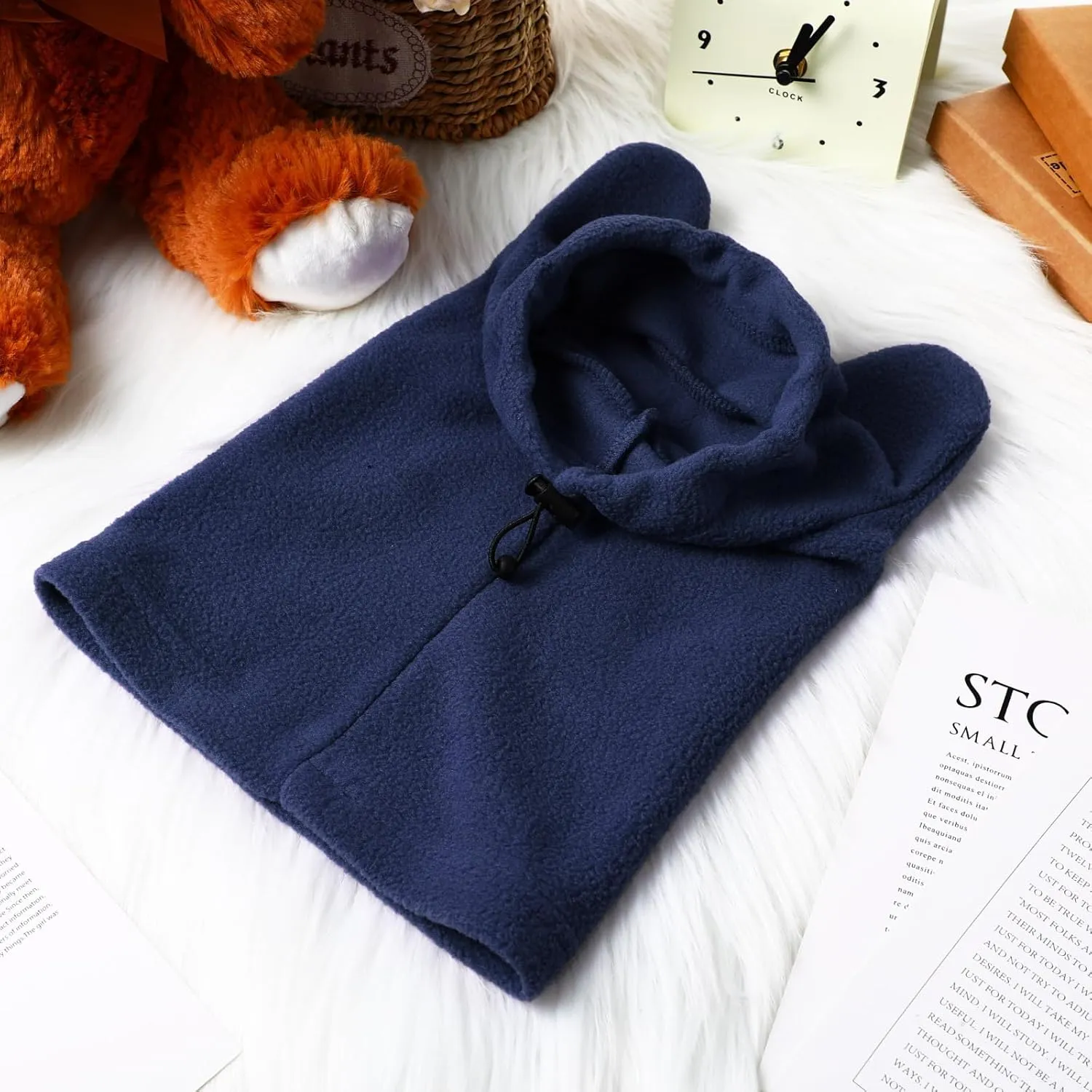 Winter Dog Hats Quiet Ears for Dogs Ear Muffs Pet Neck Warmer Scarf Hoodie Noise Protection Cover Beanie Head Wrap Costume for Medium to Large Pet Cats