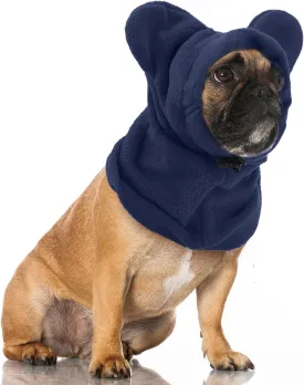 Winter Dog Hats Quiet Ears for Dogs Ear Muffs Pet Neck Warmer Scarf Hoodie Noise Protection Cover Beanie Head Wrap Costume for Medium to Large Pet Cats