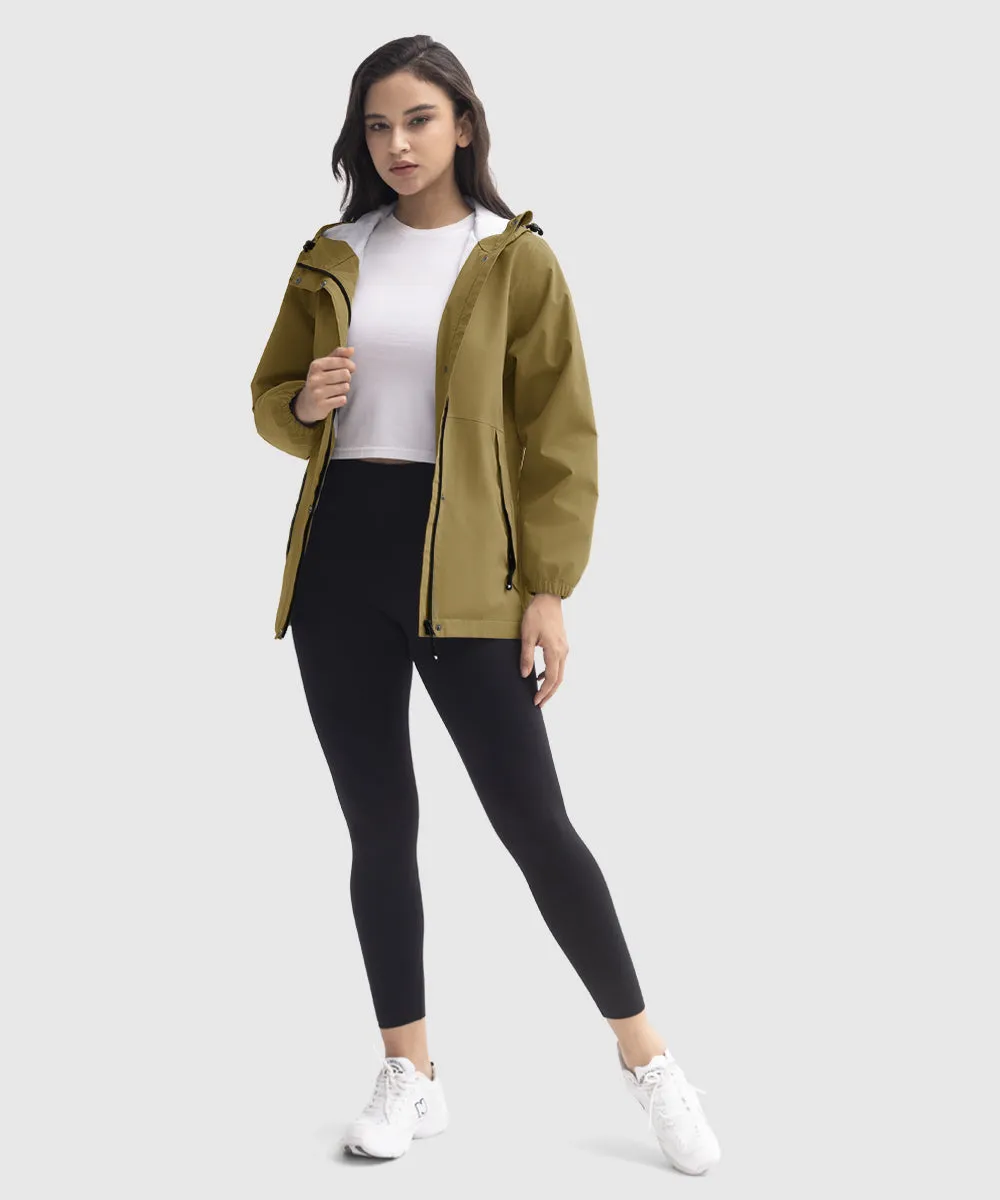 Women's Hood Cycling Bike Waterproof Jackets