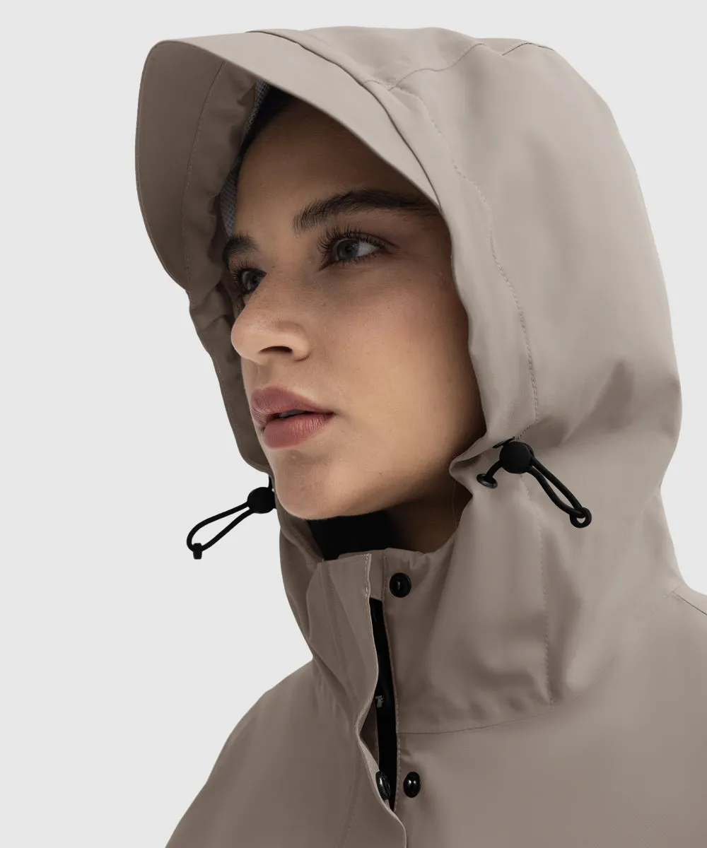 Women's Hood Cycling Bike Waterproof Jackets