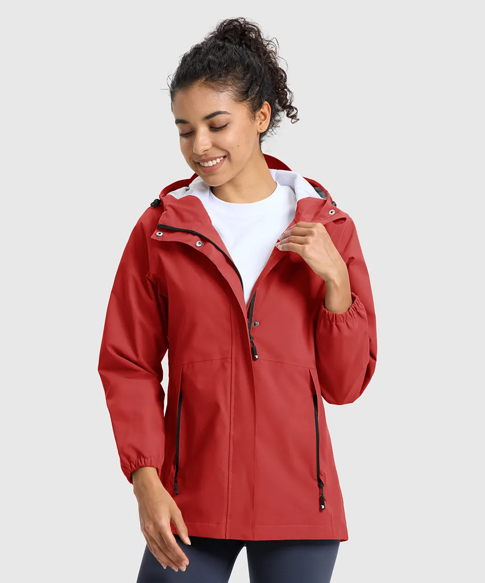 Women's Hood Cycling Bike Waterproof Jackets