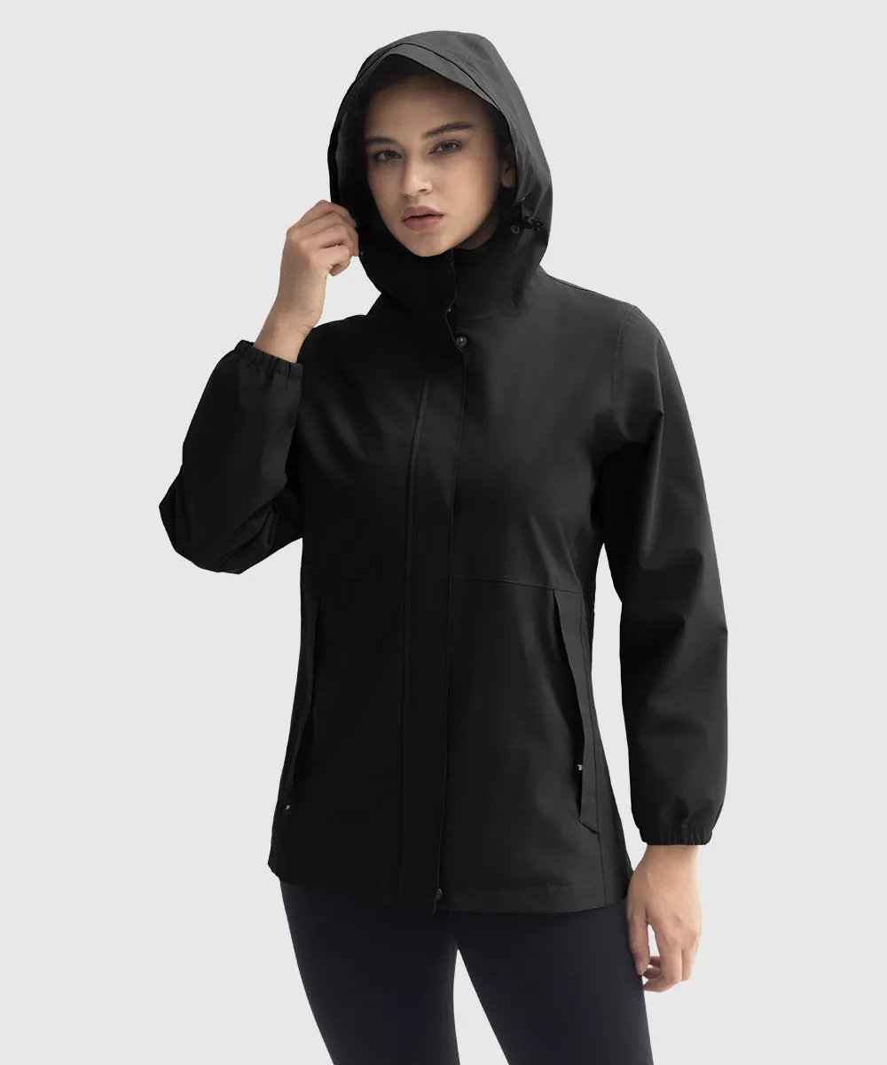 Women's Hood Cycling Bike Waterproof Jackets