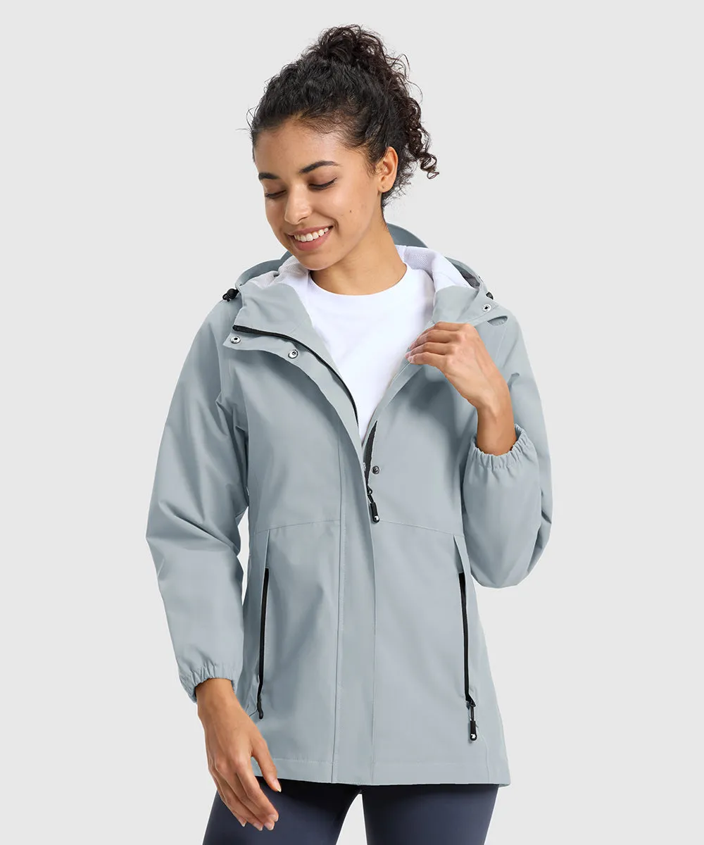 Women's Hood Cycling Bike Waterproof Jackets