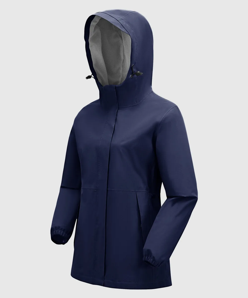 Women's Hood Cycling Bike Waterproof Jackets