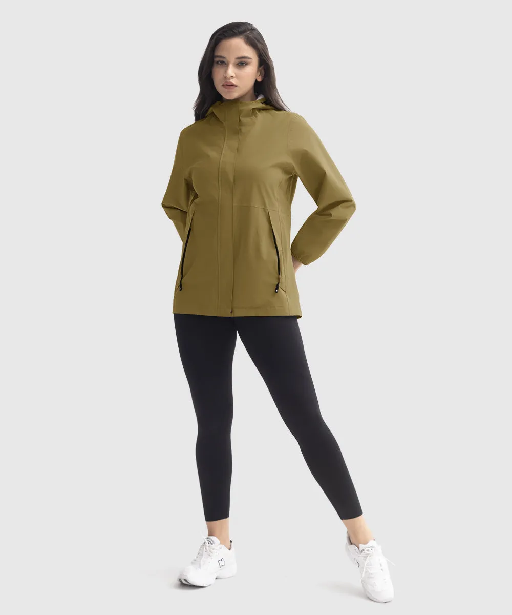Women's Hood Cycling Bike Waterproof Jackets