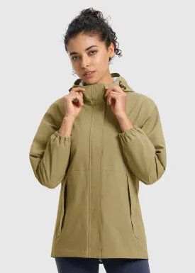 Women's Hood Cycling Bike Waterproof Jackets