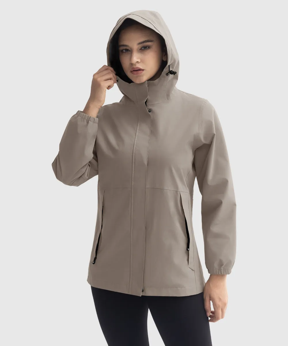 Women's Hood Cycling Bike Waterproof Jackets
