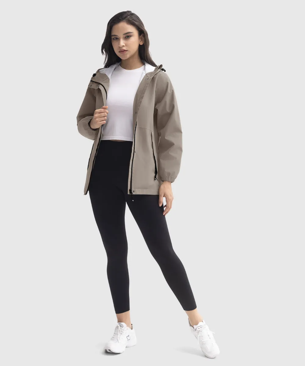 Women's Hood Cycling Bike Waterproof Jackets