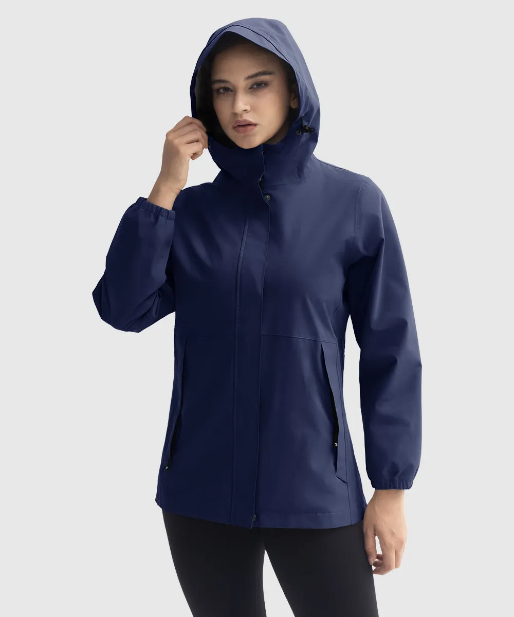 Women's Hood Cycling Bike Waterproof Jackets