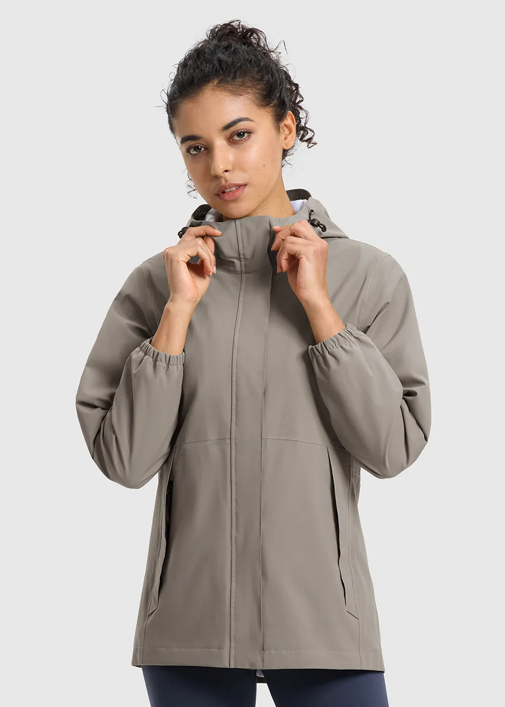Women's Hood Cycling Bike Waterproof Jackets