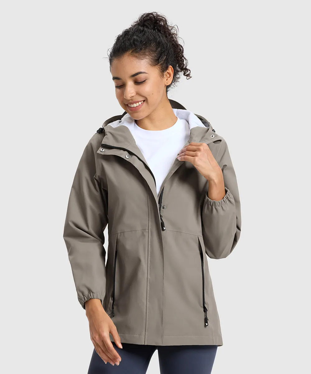 Women's Hood Cycling Bike Waterproof Jackets