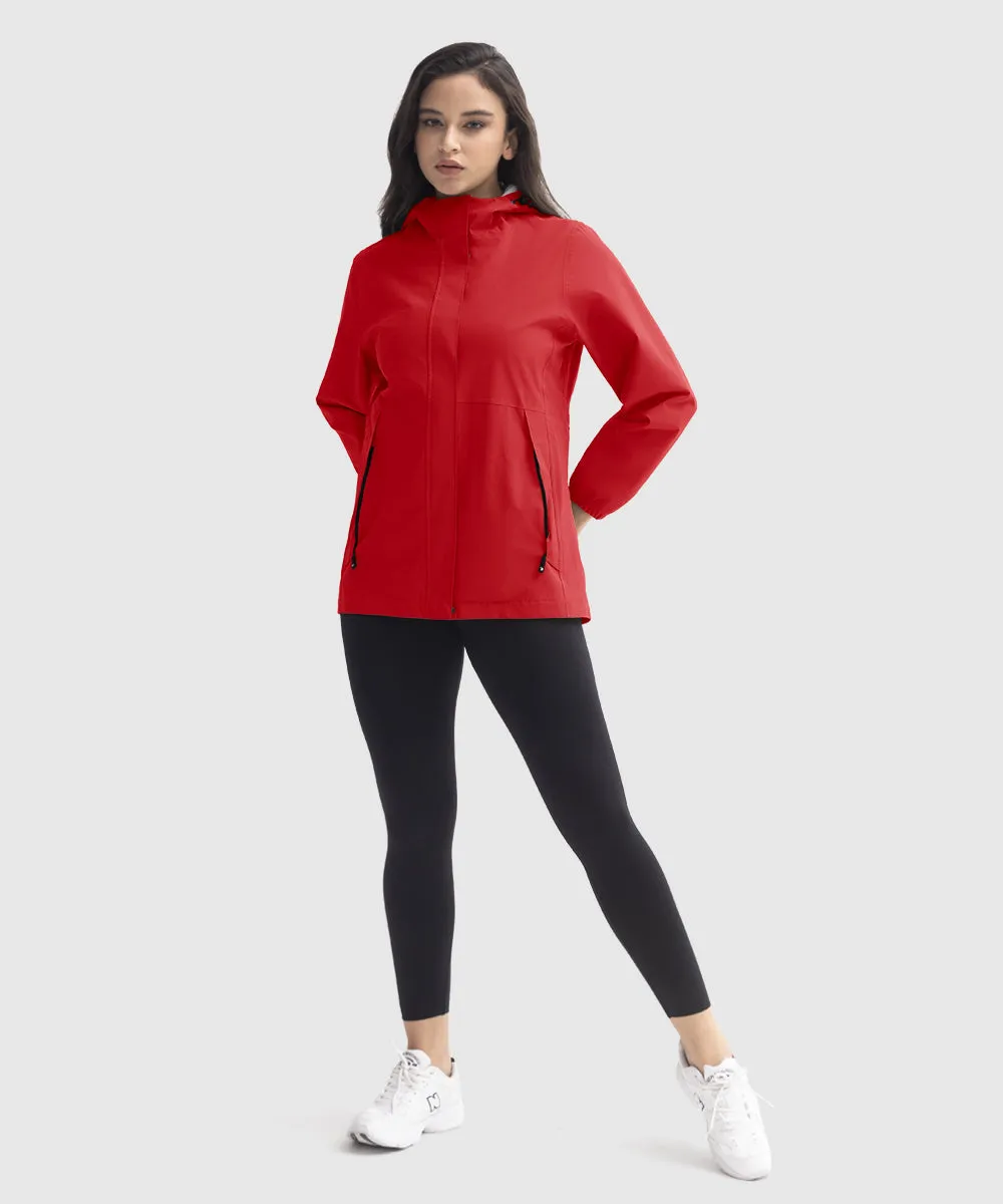 Women's Hood Cycling Bike Waterproof Jackets