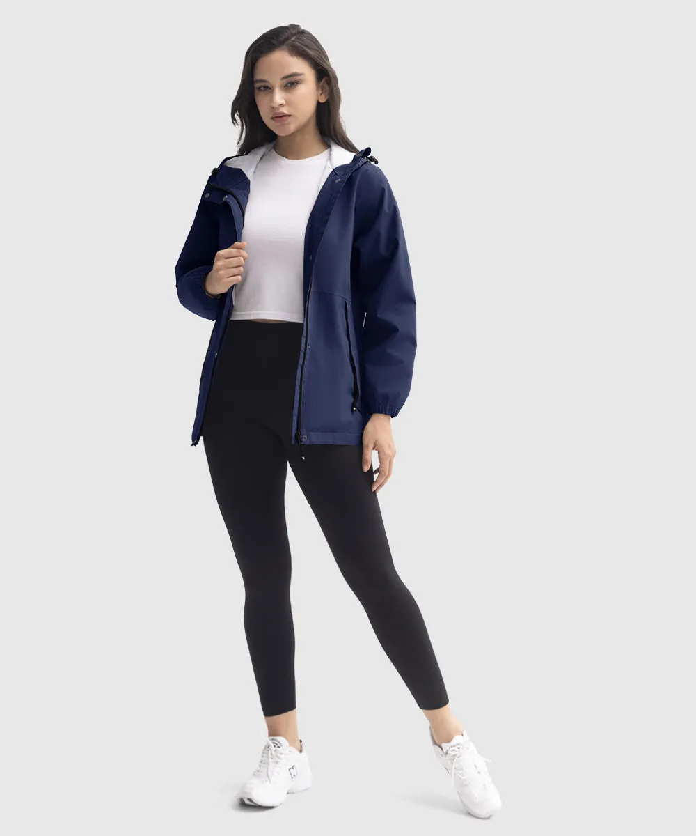 Women's Hood Cycling Bike Waterproof Jackets