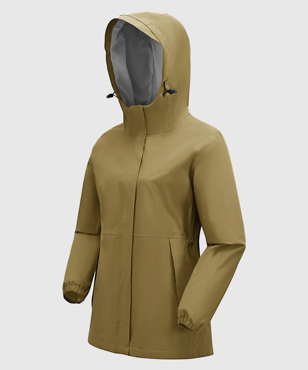 Women's Hood Cycling Bike Waterproof Jackets