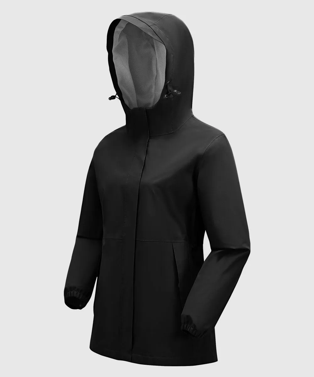Women's Hood Cycling Bike Waterproof Jackets