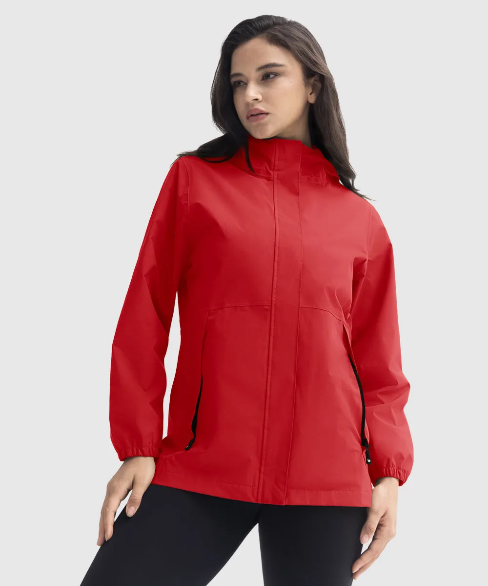 Women's Hood Cycling Bike Waterproof Jackets