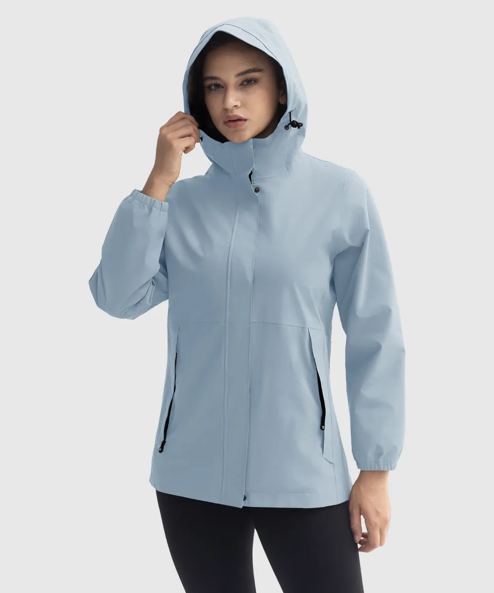 Women's Hood Cycling Bike Waterproof Jackets