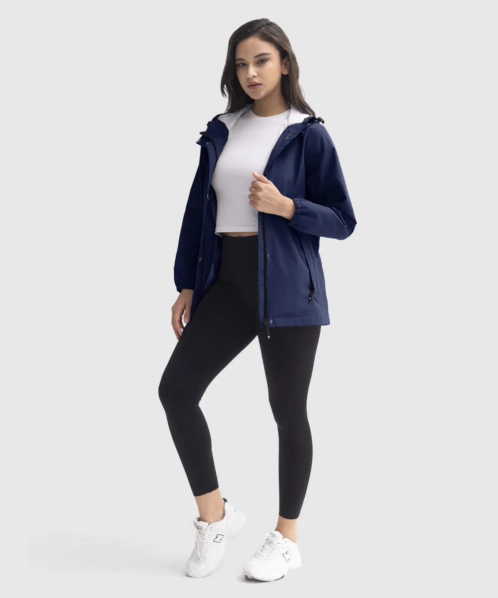 Women's Hood Cycling Bike Waterproof Jackets