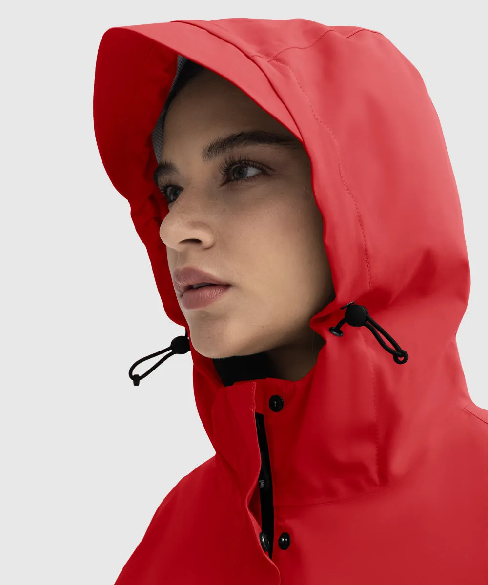 Women's Hood Cycling Bike Waterproof Jackets