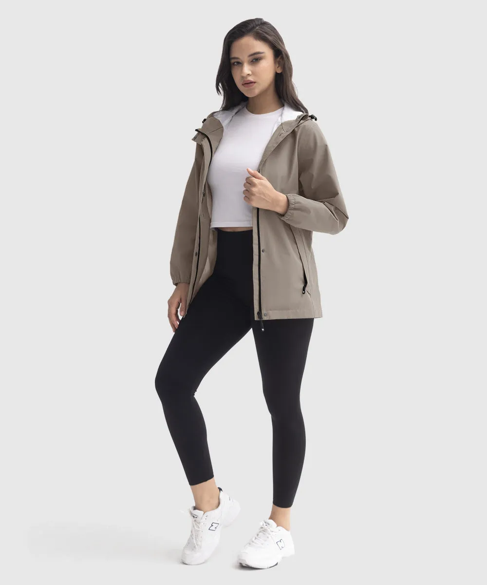 Women's Hood Cycling Bike Waterproof Jackets
