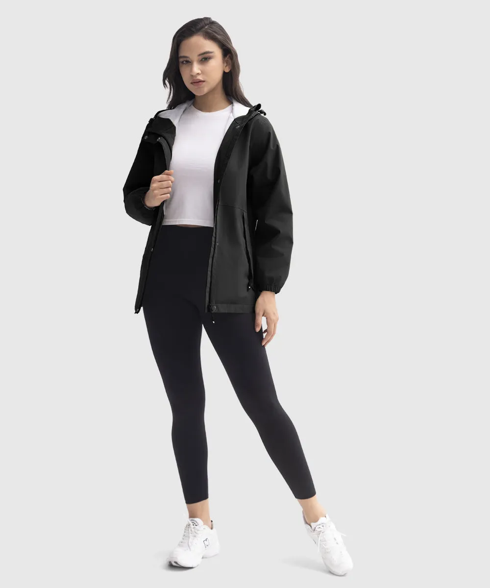 Women's Hood Cycling Bike Waterproof Jackets