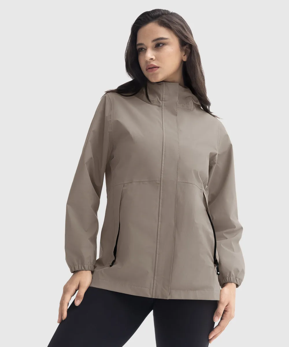 Women's Hood Cycling Bike Waterproof Jackets