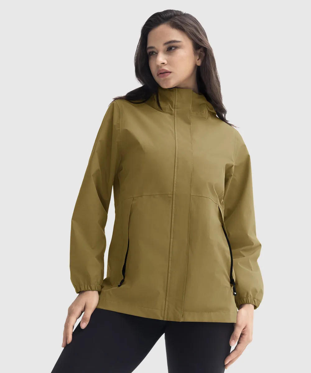 Women's Hood Cycling Bike Waterproof Jackets