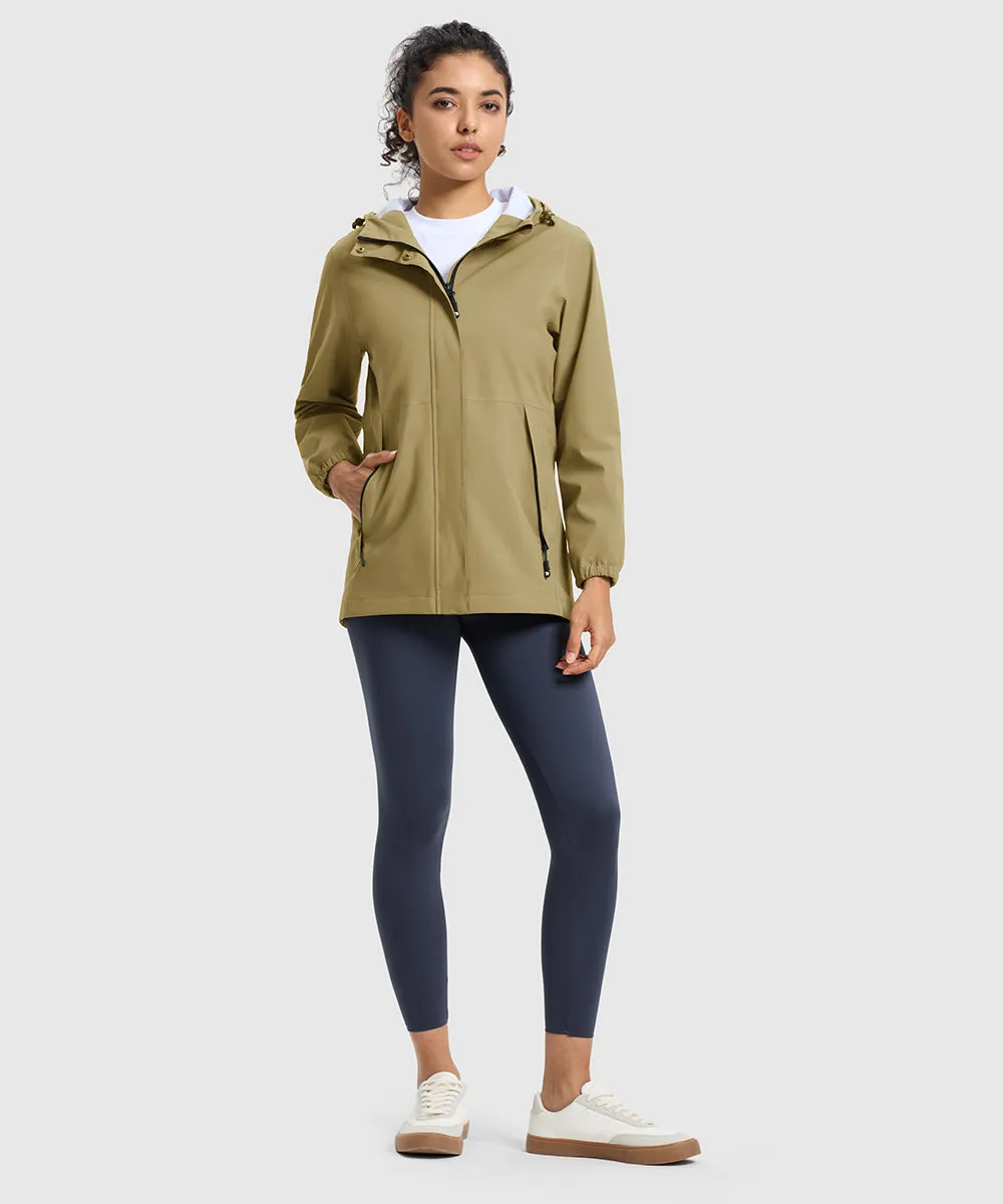 Women's Hood Cycling Bike Waterproof Jackets