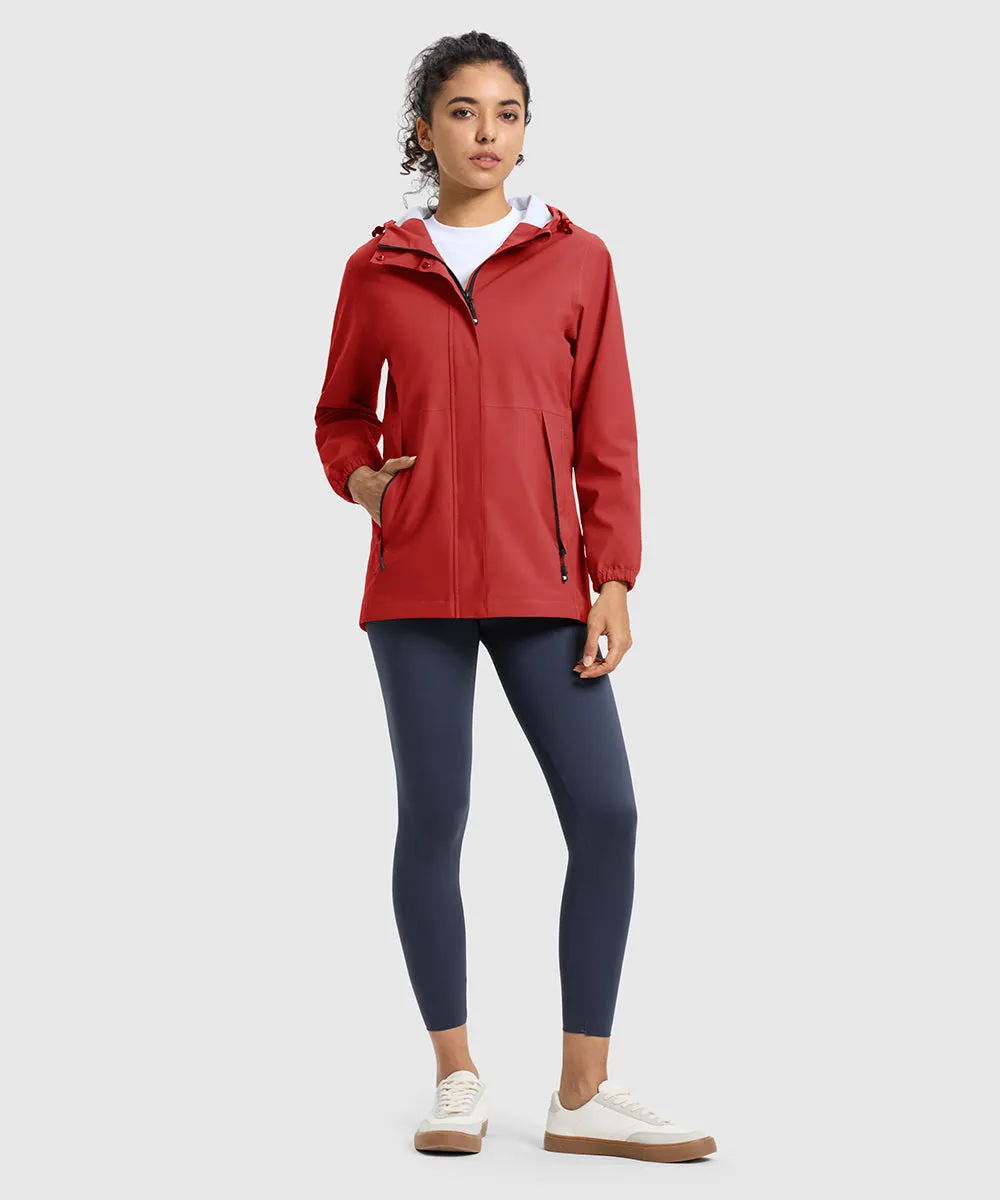 Women's Hood Cycling Bike Waterproof Jackets