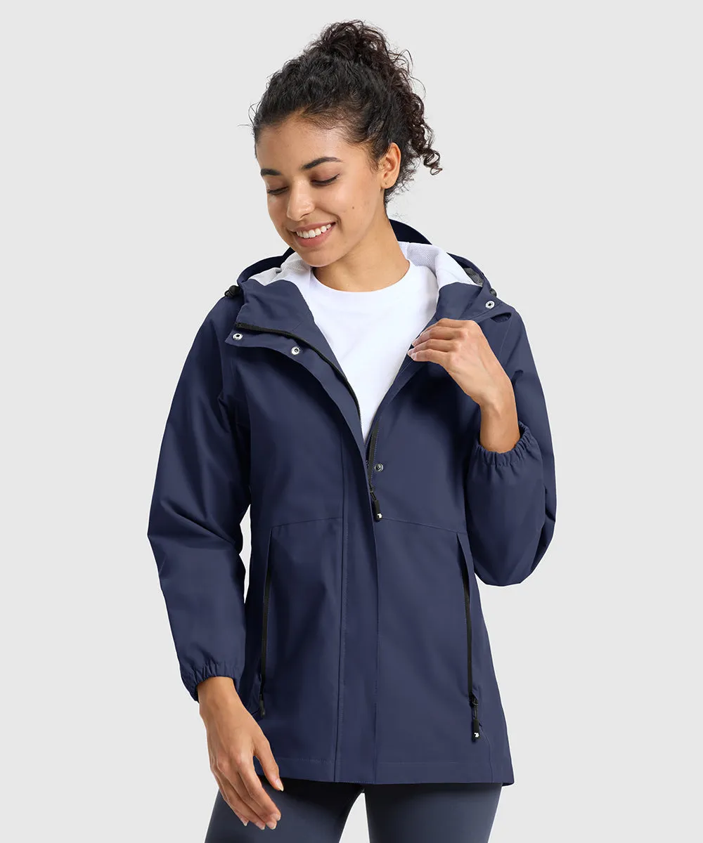 Women's Hood Cycling Bike Waterproof Jackets