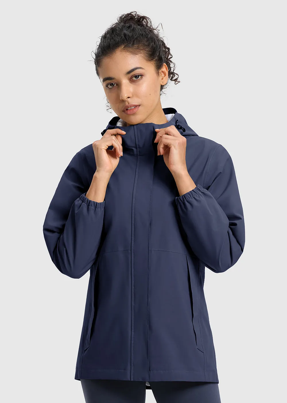 Women's Hood Cycling Bike Waterproof Jackets