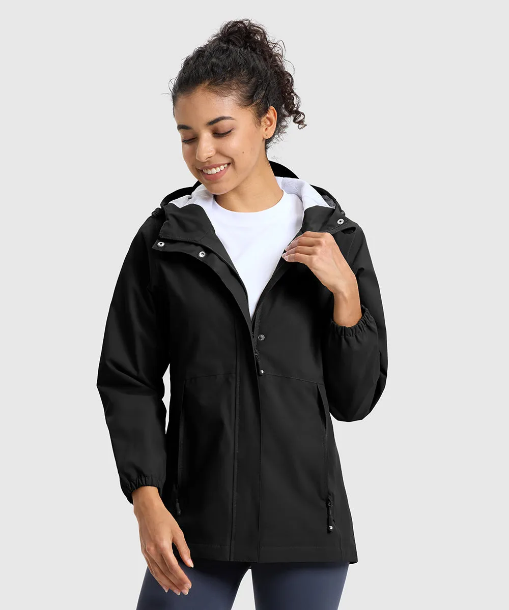 Women's Hood Cycling Bike Waterproof Jackets