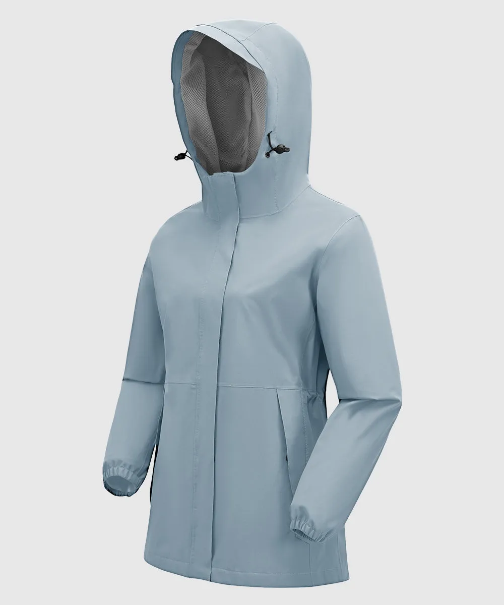 Women's Hood Cycling Bike Waterproof Jackets