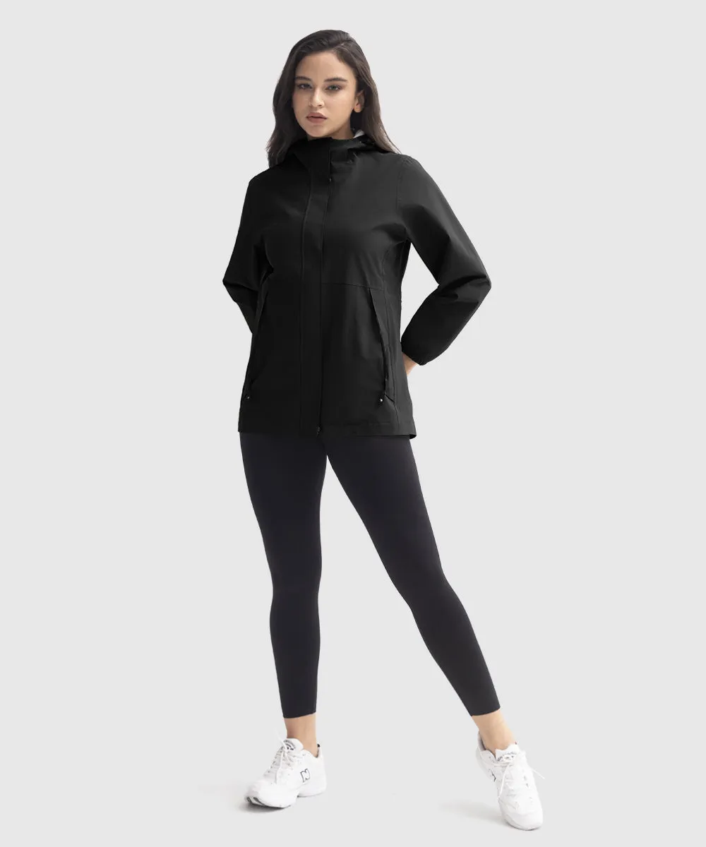 Women's Hood Cycling Bike Waterproof Jackets