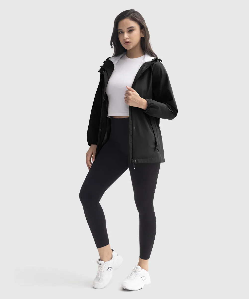 Women's Hood Cycling Bike Waterproof Jackets